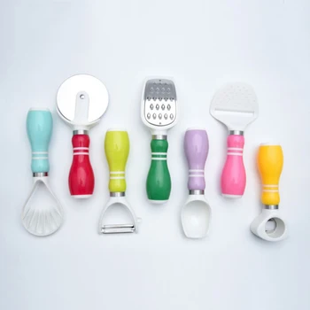 

Kitchen Non-Stick Baking Tool Cooking Tool Set Cooking Utensils Corkscrew Fruit/Pizza Cutter Grater Cheese Spatula new