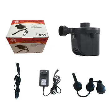

268 Portable Electric Air Pump Air Mattress Boat Car Auto Air Inflatable Pump For Car Home Use Camping Inflator