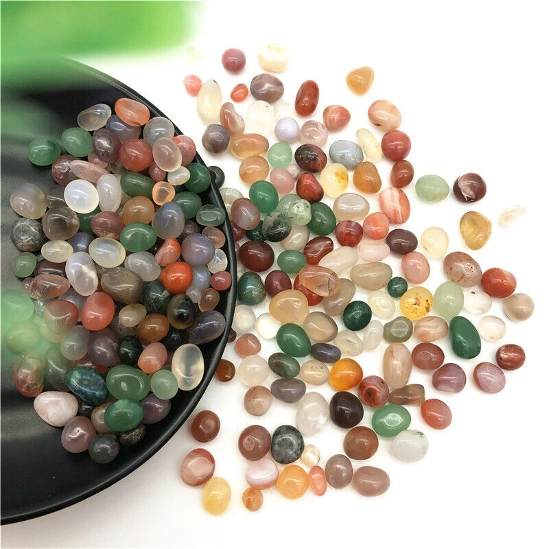 50g Colorful 100% Natural Quartz Crystal Assorted Bulk Tumbled Gem Stone Healing