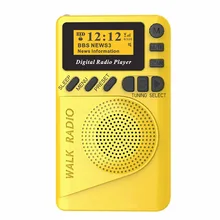 Горячая Портативный карман dab цифровой радио с MP3 плеер Функция встроенный Перезаряжаемые Батарея для Пеший Туризм BUS66