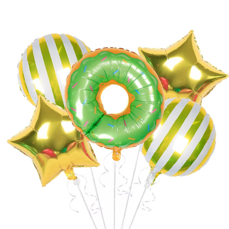 

Cute Ice Cream Aluminum Film Balloon Donuts Children's Day Decoration Birthday Decoration Ornaments New Year Holiday Decoration