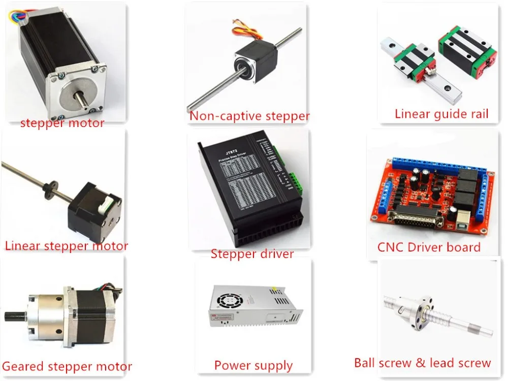 Linear stepper motor NEMA 17 Lead screw with 300mm Tr8*8 threaded rod