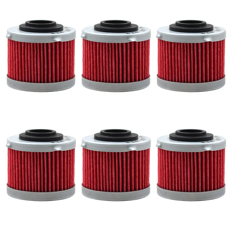 

1/2/4/6 pcs Motorcycle Oil Filter For Aprilia 125 200 Scarabeo Light Net i.e.