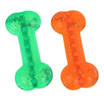 

Pet Rubber Molar Stick Dog Teeth Cleaning Toy Dog Toy Bone Shape Pet Bite-Resistant Chew Toy
