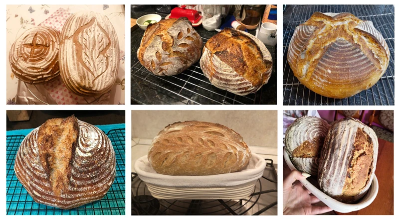 BE_ CW_ Rattan Woven Bread Fermentation Baking Storage Basket Dough Proofing Hol 