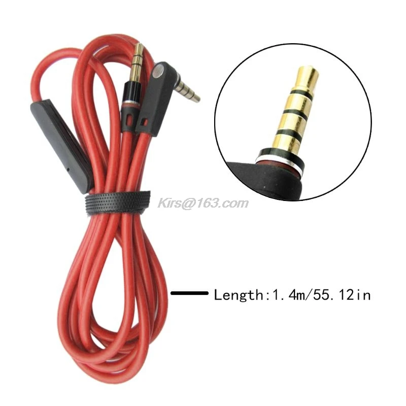 Earphone Cable for Beats Mixr Solo HD Headphones with Control Talk Volume 