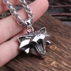 Stainless steel Pendant Wizard Witcher Medallion Pendant Necklace Cat Head Necklace U Pick Color Halloween Necklace & Pendants ► Photo 2/5