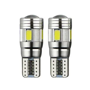 

10pcs Car Lights T10 501 194 W5W 5630 LED SMD Car HID Canbus Error Free Wedge Light Bulb Lamp Direct Replacement