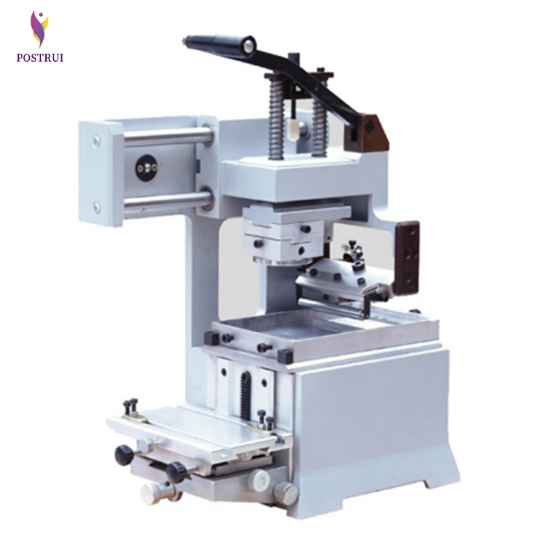 

Manual Pad Printing Machine Equipment Company Logo Printer Machinery Oil Stamping Printer Design Die Board Pad Head