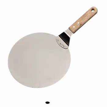 

Stainless Steel Pizza Shovel With Wooden Handle Comfortable Non-Slip Handle Close Connection Home Use