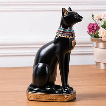 

Egyptian Cat resin craft vintage home decor Modern Vintage Baster goddess god pharaoh figurine statue for table ornaments Gift