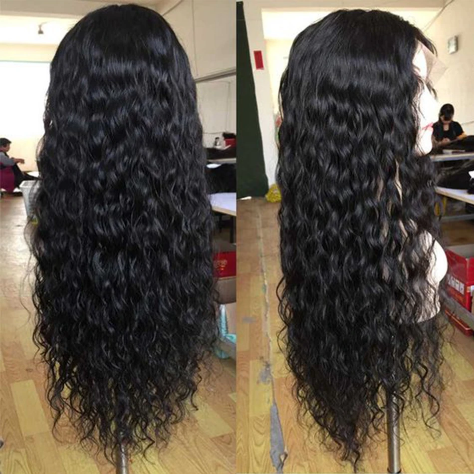 water wave hair wigs lace front wig for black women 