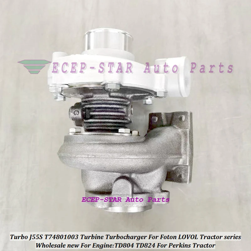 Turbo J55S T74801003 Turbine Turbocharger For Foton LOVOL Tractor series TD804 TD824 For Perkins Tractor -- (3)
