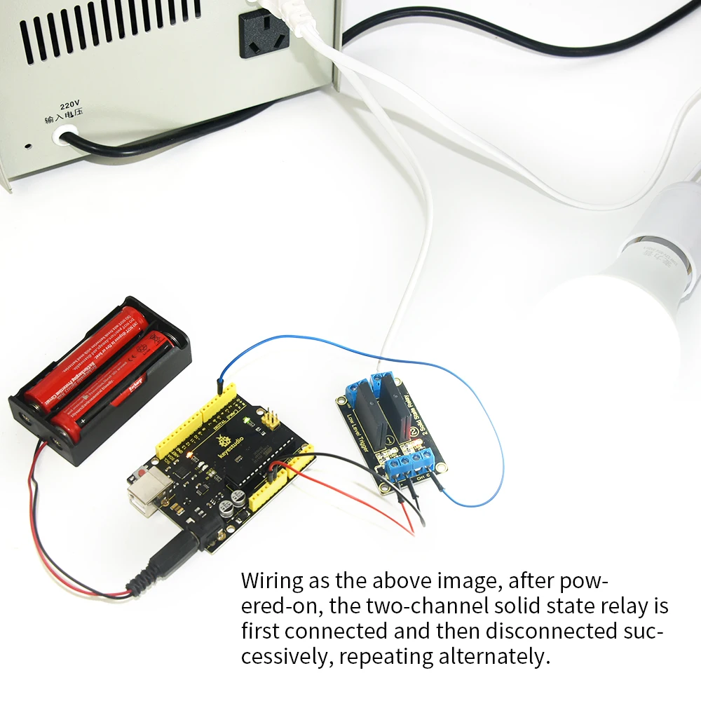 Keyestudio два 2 канала твердотельные реле модуль для Arduino UNO|relay module|module relayarduino relay |
