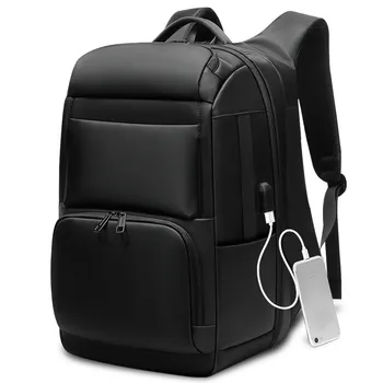 

Backpack men's multifunctional large capacity men's mochila with USB loading port 17,3 customs laptop School Backpack