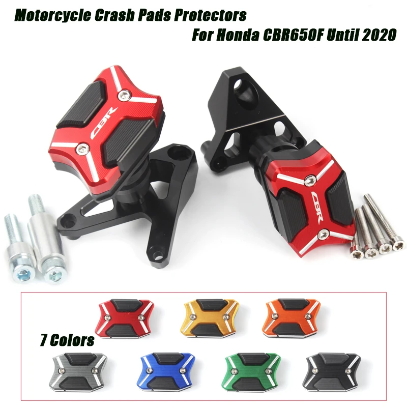 

for Honda CBR650F Until 2020 Frame Slider Fairing Guard Anti Crash Pad Falling Protection CNC Titanium Alloy Escape Set Silp on