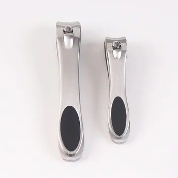 

2pcs/set Stainless Steel Toe Nail Clipper Nail Art Trimmer Cutter Scissor Cuticle Large Small Clippers Manicure Care Tools