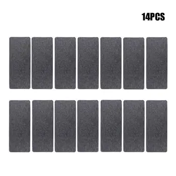 

14pcs/pack Hotel Non Woven Fabrics Self Adhesive Accessory Anti Slip Silent Cover Carpet Floor Protection Stair Treads Mats