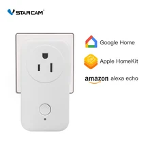 Vstarcam умная Wi-Fi розетка умная розетка работает с Amazon Alexa Echo Google Home Apple HomeKit дистанционное управление ВКЛ/ВЫКЛ