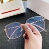 Lunettes carrées transparentes pour hommes et femmes, nouvelle mode, monture métallique, myopie, Nerd optique, lentille claire, 2022 ► Photo 3/6