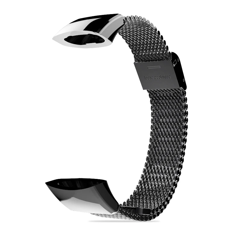 Watch strap Honor band 3 Metal Bracelet for Huawei honor 3 band Watch Band Wristband Stainless Steel Bracelet for huawei 3 band - Цвет: Black2