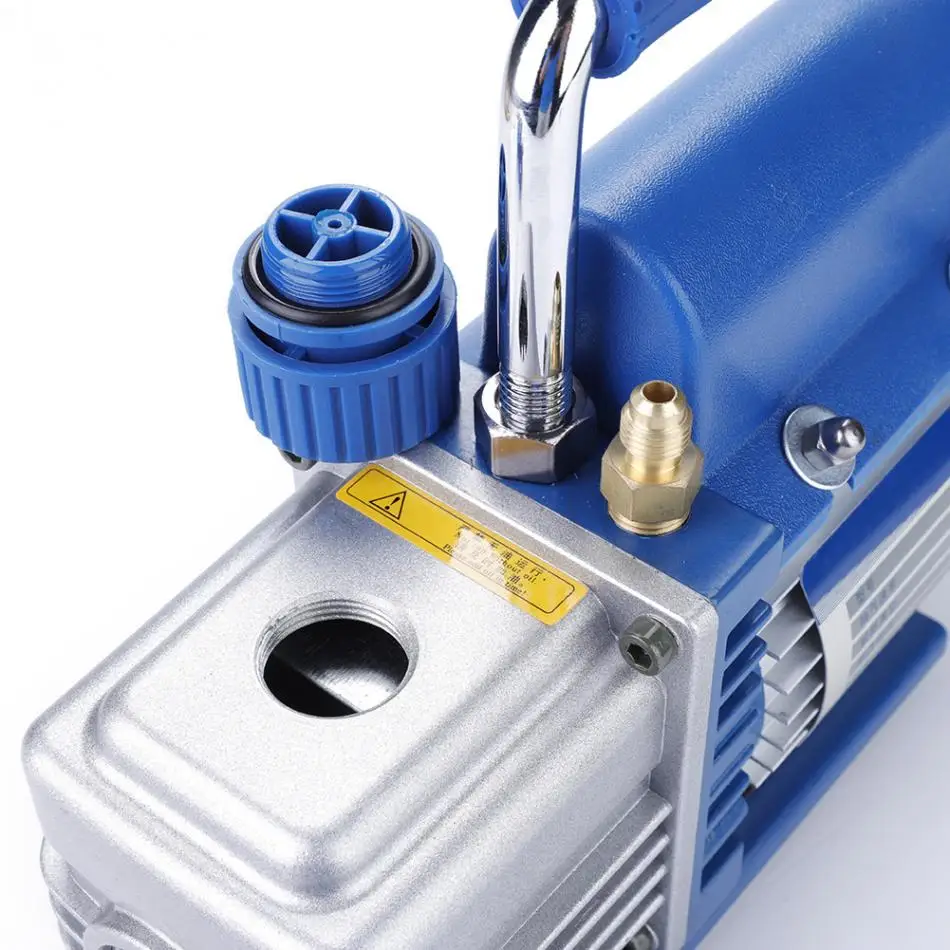 CN Plug acuum Pump Kit for Air Conditioning Refrigerator with Pressure Gauge Tube 220V 150W V