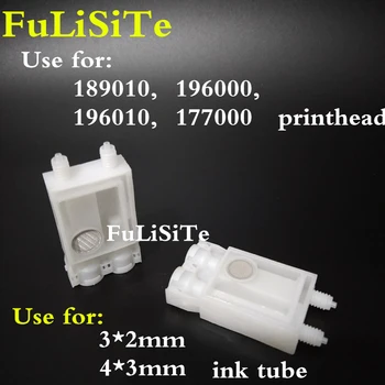 

dx7 Solvent damper DX7 head with connector Xenons Witcolor Titanjet Xuli printer ink dumpers 3*2mm 4*3mm dx7 head damper filter