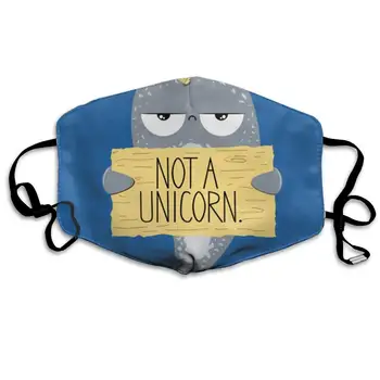 

YongColer Unisex Face Mask - Breathable Environmentally Mask for Traveling Skiing Not A Unicorn Narwhal