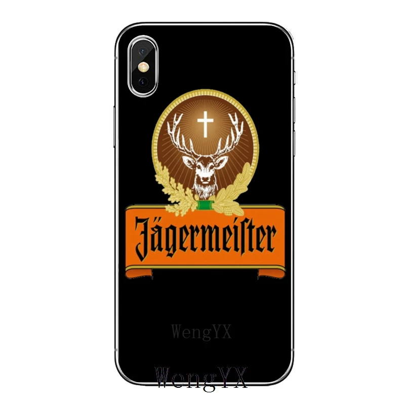 Прозрачный чехол для телефона для Xiaomi Redmi Note 7 6 6A 5A 4 4A 3 pro S2 5 плюс 4x Pocophone F1 логотип ЕГЕРМЕЙСТЕР - Цвет: Jagermeister-B-12