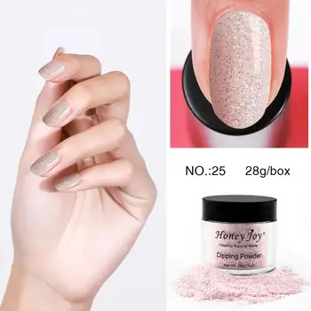 

28g/Box Purple Pink Blue Dip Powder Nails Dipping Nails Get Stronger Natural Long-lasting Nail No UV Light Needed Safe Odorless