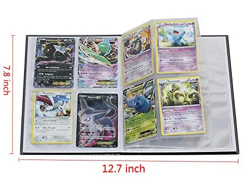Mew 30 page Dorara Pokemon Cards holder binder Can hold up to 240 cards Collectible card albums Albums for Pokemon Cards GX EX Trainer 