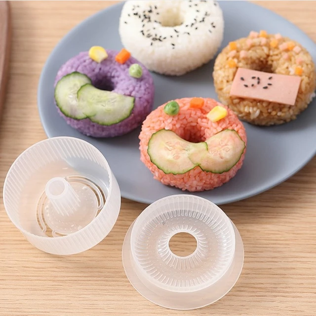 Donut Shaped Sushi Maker Onigiri Form Non-Stick DIY Easy Rice Ball Press  Mold Sushi Making Kit for Kids Kitchen Accessories - AliExpress