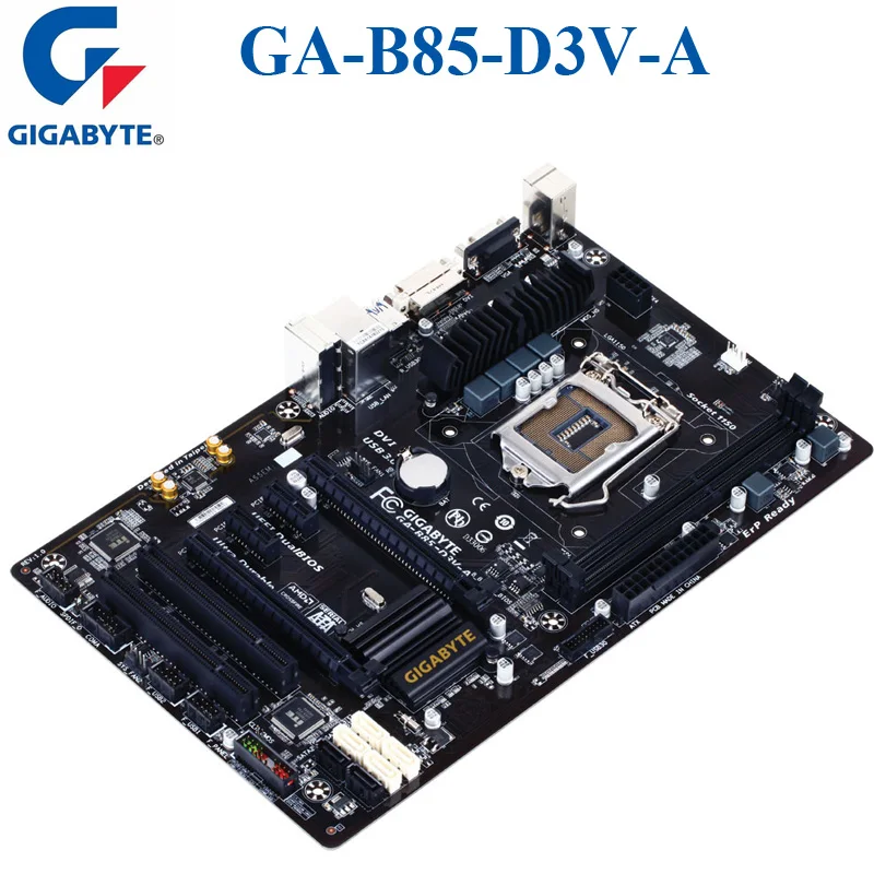 LGA 1150 Gigabyte GA-B85-D3V-A оригинальная материнская плата USB3.0 DDR3 16G B85 B85-D3V-A настольная материнская плата LGA 1150 DDR3 оригинальная б/у