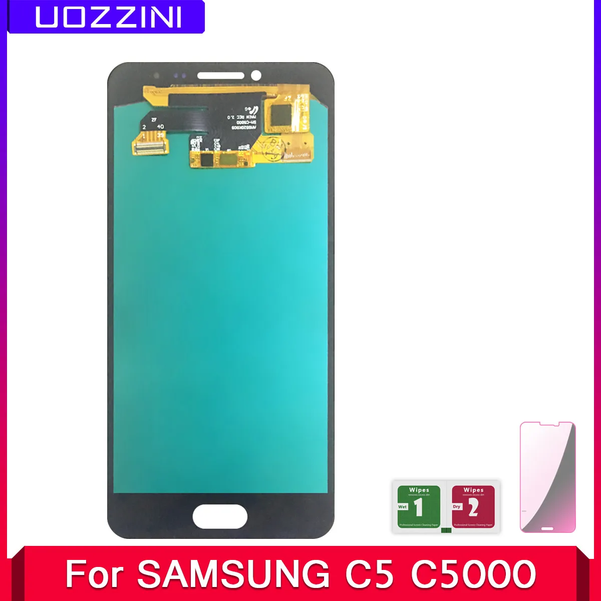 

2 Pcs 5.2'' Super AMOLED LCD Display for SAMSUNG Galaxy C5 LCD Display C5000 LCD Touch Screen Digitizer Replacement Parts