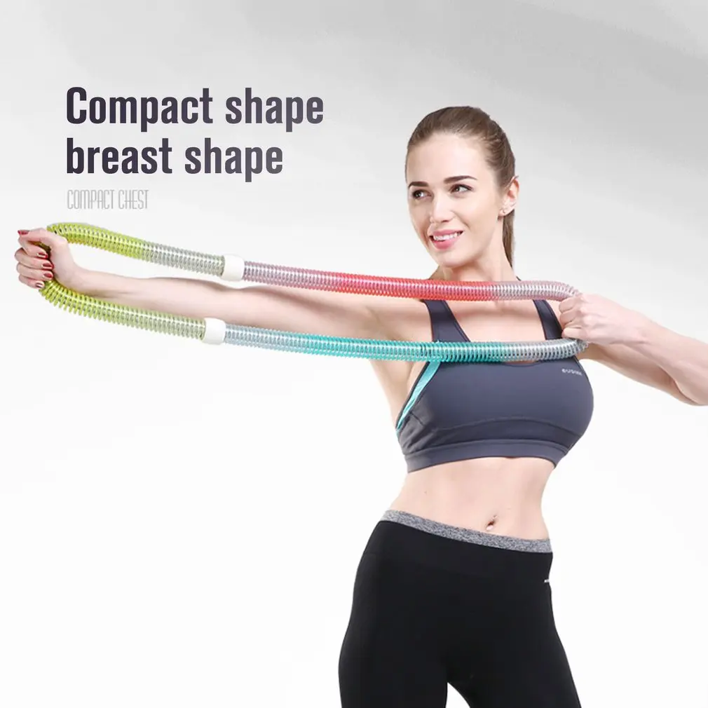 

Multifunctional Yoga Ring Thin Waist Plastic Spring Hoop ring Adult Fitness Equipment Children Soft Hula Ring