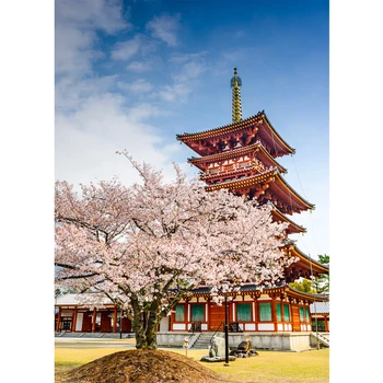 

Photography Backgrounds Japanese Cherry Blossom Decoration Backdrop Japan Style Nature Scenery Background For Photo Booth
