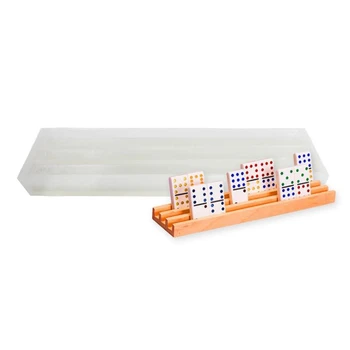 

DIY Crafts Polymer Epoxy Resin Game Toys Mold Dominoes Casting Silicone Mould U4LE