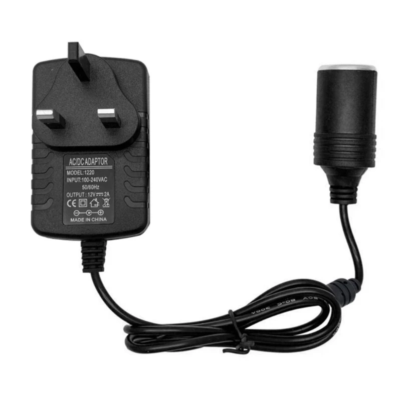 AC to DC Converter 2A 100-240V 12V Car Cigarette Lighter Socket Power Adapter for Vacuum Tire Inflator Other Devices | Автомобили и