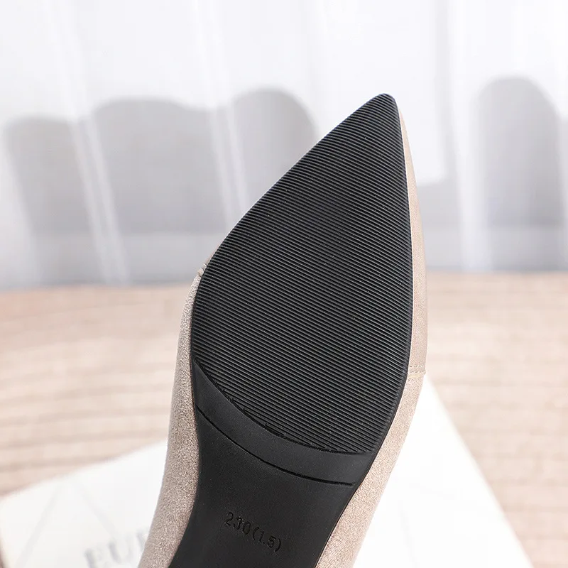 Botines Mujer коллекция 2019 года зимние ботинки женские Модные осенние из флока на меху