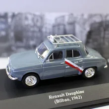 IX O 1:43 Renault Dauphine(Bilbao, 1962) Бутик сплав автомобиль игрушки для детей модель детской игрушки подарок оригинальная коробка