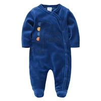Unisex Spring Autumn Newborn Baby Rompers Pjiamas Infant Onesies Velvet Warm Jumpsuit Baby Boys Overalls Toddler Girls Clothing 1