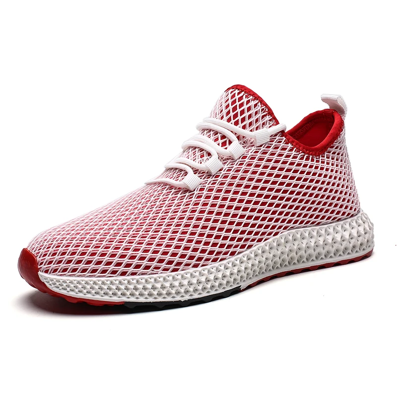 

SHUJIN Men Shoes Summer Sneakers Breathable Casual Shoes Mesh Flats Shoe Running Man Outdoor Shoes
