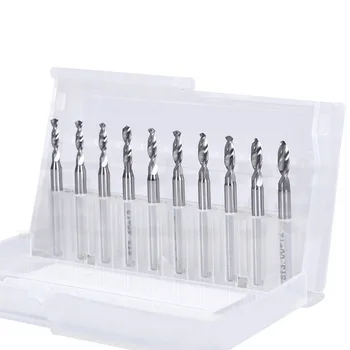 

CNC Engraving Machine CNC Woodworking Tools 10pcs Pcb Drill Bits 0.1-3mm Carbide Micro Mini Drill Drilling Glass Cutters New