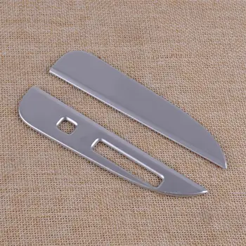 

CITALL Car 2Pcs Chrome ABS Interior Gear Shift Frame Moulding Trim Bezel Fit for Ford Mustang 2015 2016 2017 2018 2019