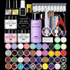 Full Nail Manicure Set Pro Acrylic Kit With Drill Machine Acrylic Liquid Nail Glue Glitter Powder Nail Tips Nail Art Tool Kit 3