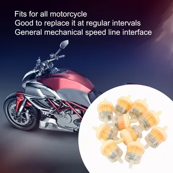 

1PCS/lot Car Dirt Pocket Bike Oil Filter Petrol Gas Gasoline Liquid Fuel Filter For Scooter Motorcycle Motorbike Motor