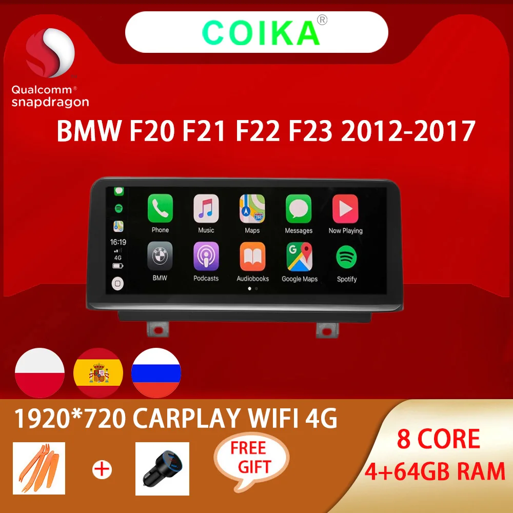 1920*720P IPS сенсорный экран Android 10 0 Автомобильный GPS Радио стерео для BMW F20 F21 F22 F23 2012 2016Y