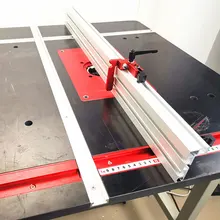 Goulotte de Table de scie en alliage d'aluminium, fente en T, voie d'onglet, fixation de gabarit, pour routeur, scies à ruban, outils de bricolage du bois 