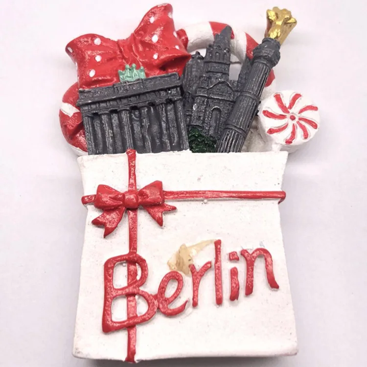 German Fridge Magnet Souvenir Tourist Scenery 3D Resin Refrigerator Iron Magnet Refrigerator Decoration Refrigerator Magnets