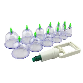 

12 Vacuum Therapy Cups Body Care Massager Health Beauty Tool